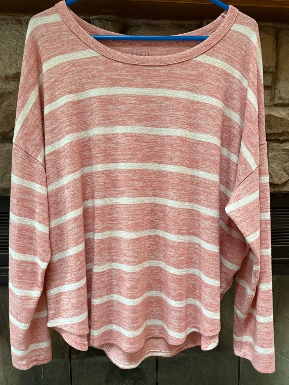 Women’s Striped Long-Sleeve Boatneck Top